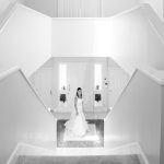 Stoneleigh Lodge photo bride standing in the foyer