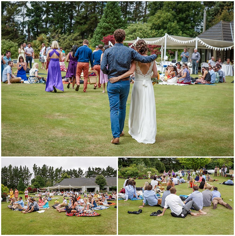 Hampton Lea Gardens Wedding- wedding picnic reception 