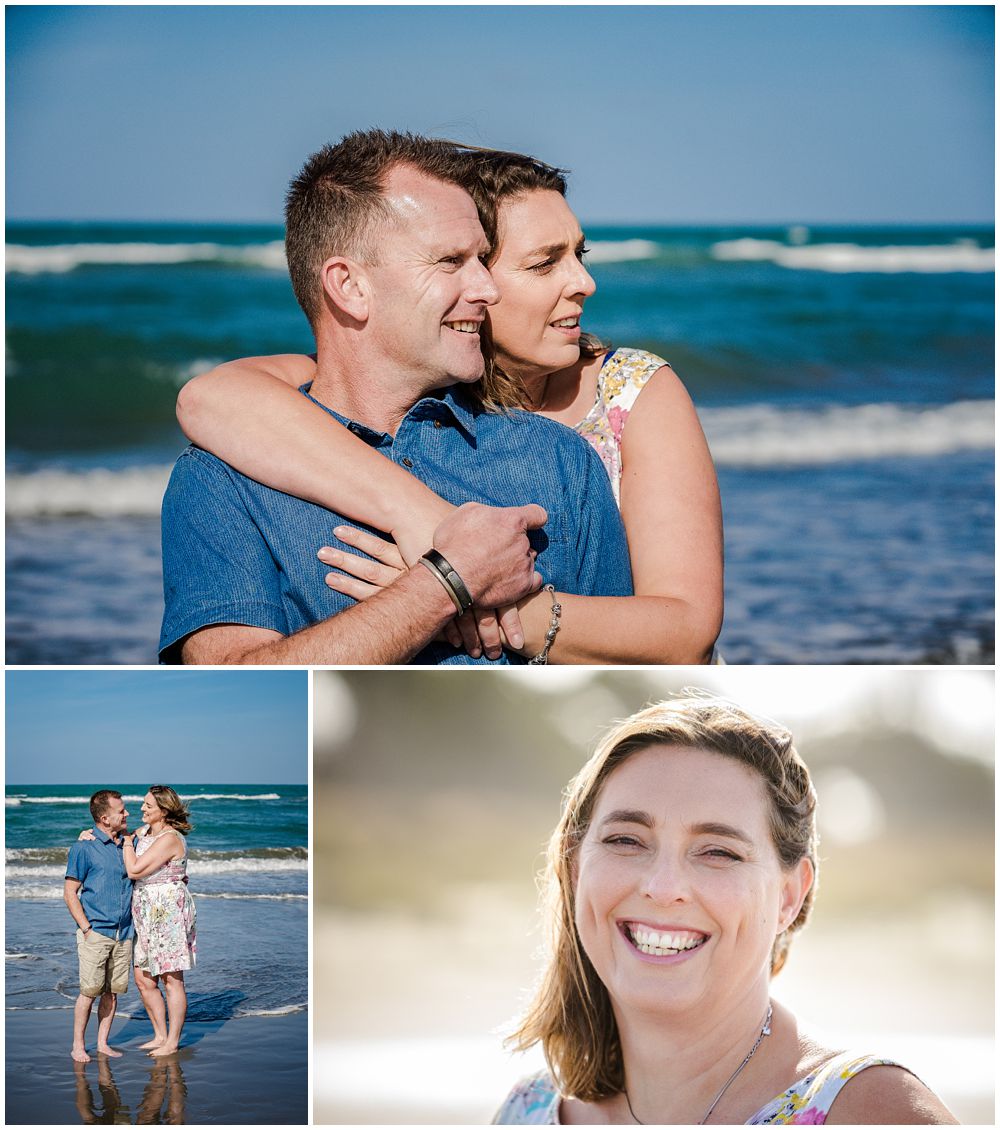 Engagement shoot at Spencer Park Beach